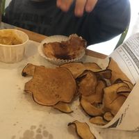 Sweet Potato chips at BEIJU HEALTHY FUN FOOD in Cascais