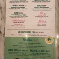 Menu at BEIJU HEALTHY FUN FOOD in Cascais