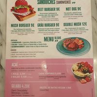 Menu at BEIJU HEALTHY FUN FOOD in Cascais