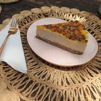 Maracuja cheesecake at Maria Bonita in Ahangama