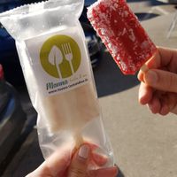 Coconut lime & berry mixed fruit popsicles at Manna - Taste & See in Starnberg