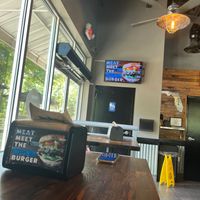 Inside with two Impossible Meat promotions at Relish in Gainesville