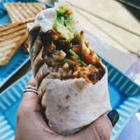 MUST HAVE BURRITO   at 9 Borden Coffee in Osaka