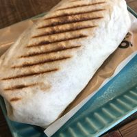 Vegan burrito  at 9 Borden Coffee in Osaka