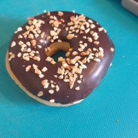 The vegan Hazelnut donut. Amazing! at Royal Donuts in Dusseldorf