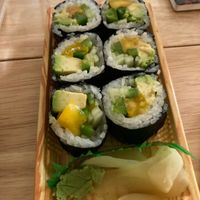 Avocado jalapeño mango roll with cucumber  at Sushi Sushi - Harlem in New York City