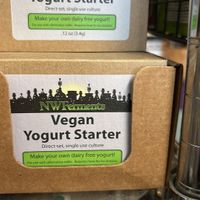 Vegan yogurt starter  at High Falls Food Co-op in High Falls