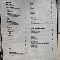 Menu  at Chia Eatery in Dumaguete