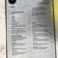 Menu  at Chia Eatery in Dumaguete