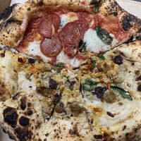 Salami and the chilli one were amazing   at Dr Drooly in Munich