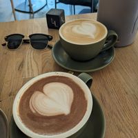 Cacao and latte at Kringel in Tallinn