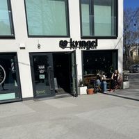 Front of cafe  at Kringel in Tallinn