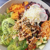 no chiken bowl  at Kringel in Tallinn