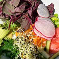 Carrot lox bowl. Would not recommend, very bland for my taste. at Kringel in Tallinn