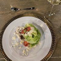 Bleu cheese wedge salad at Soul Miner's Garden - Food Truck in Charlotte