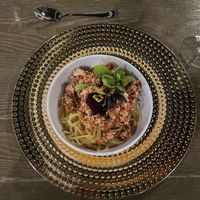 Spaghetti bolognese 😍 at Soul Miner's Garden - Food Truck in Charlotte