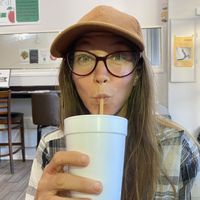 Sweet potato smoothie was great!   at Plant Bae in Montgomery