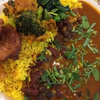 Black bean curry at WanoWa Cafe in Osaka