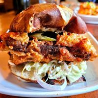 Nashville Style Hot Tofu Sandwich at Above Ground - Pop-up in Oakland