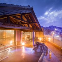 Outside onsen  at Matsumotoro Hotel in Gunma