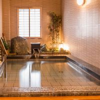Inside Onsen at Matsumotoro Hotel in Gunma