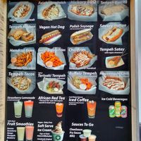 Full menu at Viva! Vegetarian Grill - Food Cart in Eugene