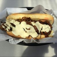 vegan cheesesteak  at Viva! Vegetarian Grill - Food Cart in Eugene