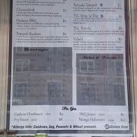 So many options! at Viva! Vegetarian Grill - Food Cart in Eugene