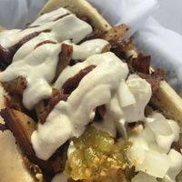 Smoked bbq sandwich at Viva! Vegetarian Grill - Food Cart in Eugene