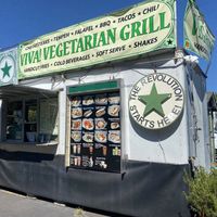 Out Front   at Viva! Vegetarian Grill - Food Cart in Eugene