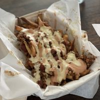 Chilli cheese fries   at Viva! Vegetarian Grill - Food Cart in Eugene