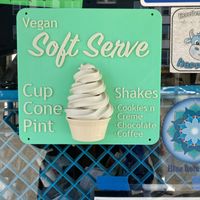  Vegan soft serve  at Viva! Vegetarian Grill - Food Cart in Eugene