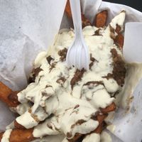 Chilli cheese fries  at Viva! Vegetarian Grill - Food Cart in Eugene
