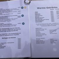 Food menu August 2021 at Green Bee in Rinteln