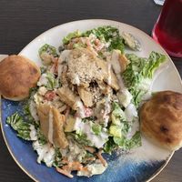 der vegane caesar salat   at Green Bee in Rinteln