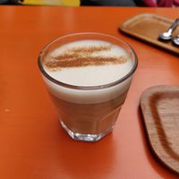 Chai latte with oat milk at Tigershark Coffee in The Hague