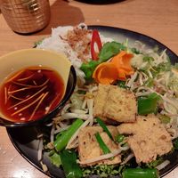 Reisnudeln mit Tofu und Salat at Hanoi September in Cologne