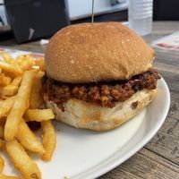 vegan sloppy joe  at Pizzanada in Bloomfield
