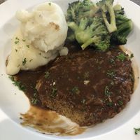 vegan chicken cutlet dinner  at Pizzanada in Bloomfield