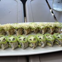 Cucumber/Avocado Roll and the eggplant tempura roll. at Ichi Ni San in Daytona Beach