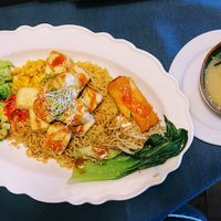 Noodles and miso soup at Ichi Ni San in Daytona Beach