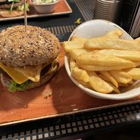 Panflöte burger  at Peter Pane in Dusseldorf