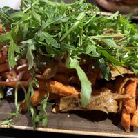 Sweet potato fries with guacamole  at Peter Pane in Dusseldorf