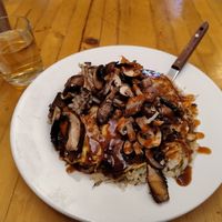 Insanely large oco, and house hot tea with free refills at OCO Time in Ukiah
