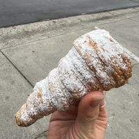 Don’t eat these in the car 🤣  at La Espiga De Oro in Salida