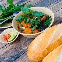 Soup with great broth. at Nuoc Leo Chay in Ho Chi Minh City