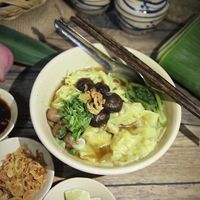 Great mushroom dumplings at Nuoc Leo Chay in Ho Chi Minh City