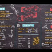 Schnitzel at The Shack in Aldinga Beach