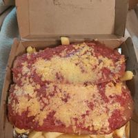 Parmy pack at The Shack in Aldinga Beach