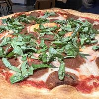 Pepperoni vegan pizza   at Acre Pizza in Petaluma